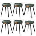 Produktbild: VASAGLE EKHO Kollektion - Esszimmerstühle, 6er Set, Küchenstühle, Kunstleder, Mid-Century-Modern-Stil, 48,2 cm hoch, für Küche, Esszimmer, einfacher Aufbau, waldgrün LDC171S06