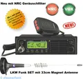 Produktbild: CB FUNK Albrecht AE 6491 ANC+NRC  mit Freisprechen & 33cm Magnet Antenne TOP LKW