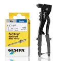Produktbild: | Nietenzange Set Gripfast NTH + 100 PolyGrip Alu - Nieten 40 x 100mm | Nietb...