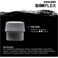 Produktbild: SIMPLEX-Einsatz, TPE-mid, grau D=60 mm 3203.060