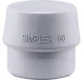 Produktbild: HALDER Hammer Halder SIMPLEX 3203.060 Ersatzkopf mittelhart 140 g 1 St.