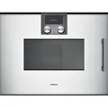 Produktbild: Gaggenau BMP251130, Serie 200, Mikrowellen-Backofen, 60 x 45 cm, Türanschlag: Links, Gaggenau Silber - Silber