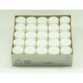 Produktbild: Teelichte Nightlight Parafin überdurchschnittliche Brenndauer 50 Stück - Creme