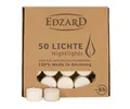 Produktbild: Teelicht Nightlights 50er Box transparente Hülle Brenndauer ca. 8 Std.