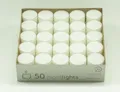 Produktbild: Teelichte Nightlight Parafin überdurchschnittliche Brenndauer 50 Stück