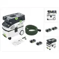Produktbild: Festool CTLC MIDI Akku Absaugmobil 36 V ( 2x 18 V ) Staubkl. L + 2x Akku 4,0 Ah - ohne Ladegerät