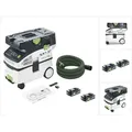 Produktbild: Ctlc midi Akku Absaugmobil 36 v ( 2x 18 v ) Staubkl. l + 2x Akku 4,0 Ah - ohne Ladegerät - Festool