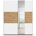 Produktbild: Schwebetürenschrank - alpinweiß - Artisan Eiche - 175 cm