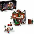 Produktbild: LEGO Icons Almhütte, Haus-Bausatz, festliches Set für Erwachsene mit einem baubaren Modellhaus inkl. 5 Minifiguren und 2 Tierfiguren, Winter-Deko...