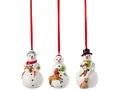 Produktbild: Villeroy & Boch Dekohänger Nostalgic Ornaments Ornamente Schneemänner 3tlg