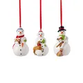 Produktbild: Villeroy & Boch Nostalgic Ornaments Ornamente-Set Schneemänne  3-teilig - 6693 -