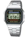 Produktbild: Herren-Armbanduhr CASIO A168WA-1A, silbern, digital, wasserdicht 30m