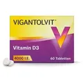 Produktbild: VIGANTOLVIT 4000 I.E. Vitamin D3 Tabletten 60St PZN 18107141
