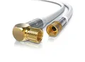 Produktbild: Primewire SAT-Kabel, Koax, F-Stecker, HDTV SAT Koax Kabel 90° gewinkelt, 4fach Schirmung, 135dB, 75Ohm - 12,5m