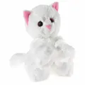Produktbild: Heunec Glitter-Kitty Katzen-Baby weiß, Kuscheltier, Plüschtier, Stofftier, 20 cm