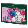 Produktbild: FABER-CASTELL Farbstift - verschiedene Farbenmit Radierer - 38 Stücke