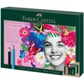 Produktbild: FABER-CASTELL 210053 - Zeichenset 40-teilig mit Polychromos Buntstifte und Bleistifte Pitt Graphite Matt, inkl. Anspitzer und Radierer