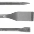 Produktbild: Bosch - Meißelsatz - für Beton, Fliesen, Stahlbeton, Ziegelsteine - flach, Punkt, Spaten - 3 Stücke - SDS-plus - Länge: 260 mm, 250 mm (2607019159)
