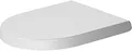 Produktbild: Duravit WC-Sitz Starck 2/Darling New, Toilettendeckel mit Absenkautomatik, Klodeckel aus Duroplast, mit Edelstahl Scharnieren, Weiß