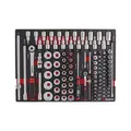Produktbild: Würth Zebra Steckschlüsselsatz 108 Teile Ratsche 1/2 + 1/4