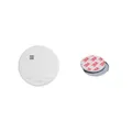Produktbild: ABUS Rauchmelder RWM150 + Magnetpad Set - langlebige 10-Jahres-Batterie - für Wohnräume und VDs geprüft nach DIN EN 14604-85 dB lauter Alarm - Weiß