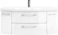 Produktbild: PELIPAL Cassca Sprint Bad Möbel / Weiß Hochglanz, Waschtisch + Unterschrank 121 cm