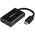 Produktbild: StarTech.com USB-C auf HDMI Adapter mit USB Stromversorgung - USB Typ C zu HDMI Konverter für Computer mit USB C - 4K 60Hz
