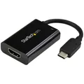 Produktbild: StarTech.com USB Type-C zu HDMI Adapter Thunderbolt 3 kompatibel 4K 60Hz Schwarz