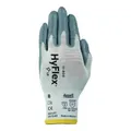 Produktbild: Ansell Handschuhe EN388 Kat.II HyFlex 11-800 Gr.8 Nylon m.Nitrilschaum weiß/grau, 12 Stück