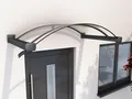 Produktbild: Gutta Bogenvordach BV/B 160 | Anthrazit | Haustürvordach 1600 x 900 mm