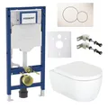 Produktbild: WC Set Geberit Vorwandelement Duofix Sigma Wand WC Seja standard weiß WC-Sitz