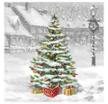 Produktbild: Ambiente® Papierserviette Verschneite Weihnacht, (20 St), 33 cm x 33 cm