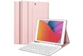 Produktbild: Fintie Tablet-Hülle mit Tastatur für iPad 10.2 Zoll(9/ 8/ 7 Generation - 2021/2020/2019), Soft TPU Case mit Pencil Halter, magnetisch Tastatur mit QWERTZ Layout