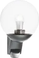 Produktbild: Steinel L 585 S 035723 Außenwandleuchte mit Bewegungsmelder Energiesparlampe, LED E27 60W Anthrazit