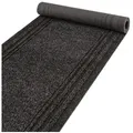 Produktbild: ANRO Läufer Teppich Flurläufer Läufer Textil PASSAT, Eckig, Höhe: 5 mm, Textil schwarz 67 cm x 160 cm x 5 mm