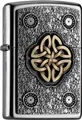 Produktbild: Zippo Feuerzeug Emblem Celtic Knot der keltische Knoten Sturmfeuerzeug Benzin
