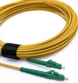Produktbild: Elfcam - LWL-Kabel LC/APC zu LC/APC - 2m (Gelb), Simplex Singlemode 9/125µm LSZH Patchkabel