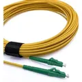 Produktbild: Elfcam - LWL-Patchkabel 2m lc/apc auf lc/apc – Singlemode Simplex 9/125 μm, lszh, Gelb – Glasfaserkabel für Hochgeschwindigkeitsverbindungen
