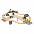 Produktbild: BRIO Straßen & Schienen Steinverlade Set 32-tlg. Holzeisenbahn Holzspielzeug