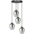 Produktbild: Hängeleuchte Istar, Schwarz, Metall, Glas, 40x100x40 cm, RoHS, CE, Lampen & Leuchten, Innenbeleuchtung, Leuchten nach Räumen, Esstischlampen