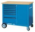 Produktbild: Gedore Werkbank, Rollwerkbank 1100 x 550 x 985 mm mit 7 Schubladen