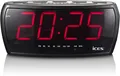 Produktbild: LENCO ICR-230-1 FM-Uhrenradio/Radiowecker Schwarz digital LED-Display Timer 3 W