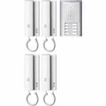 Produktbild: Ritto by Schneider Türsprechanlage Kabelgebunden Komplett-Set 1841420 4 Familienhaus Silber (1841420)