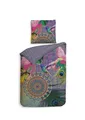 Produktbild: Zo!Home Bettwäsche »Renforcé« 100% Baumwolle | Reißverschluss | 155x220 & 80x80 | Kolibri | Bunte Mandalas | grau