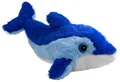 Produktbild: Carl Dick Delfin blau mit Glitzer-Augen, Plüschtier, Kuscheltier ca. 29cm 3582