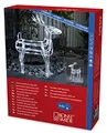 Produktbild: Konstsmide LED Acryl Rentier, 64 kalt weiße Dioden, 24V Außentrafo, transparentes Kabel - 6195-203