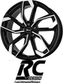 Produktbild: 4x RC-Design RC34 6X16 5/112 ET43 Schwarz Front-poliert
