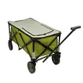 Produktbild: 10T Cooler Trolley XL - Faltbarer Bollerwagen mit 65L Kühlfach für Strand, Camping - Handwagen mit robuster Stabilität und Leichter Manövrierbarkeit