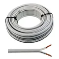 Produktbild: 10m Lautsprecherkabel 2x 2,5mm² Weiß Audiokabel Boxenkabel