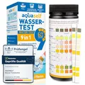 Produktbild: 9-in-1 Trinkwasser Teststreifen – 100 Wasserteststreifen in Dose – Wassertester für Pools & Wasserqualität – Ergebnis in 60 Sek. – inkl. Blei, pH-Wert